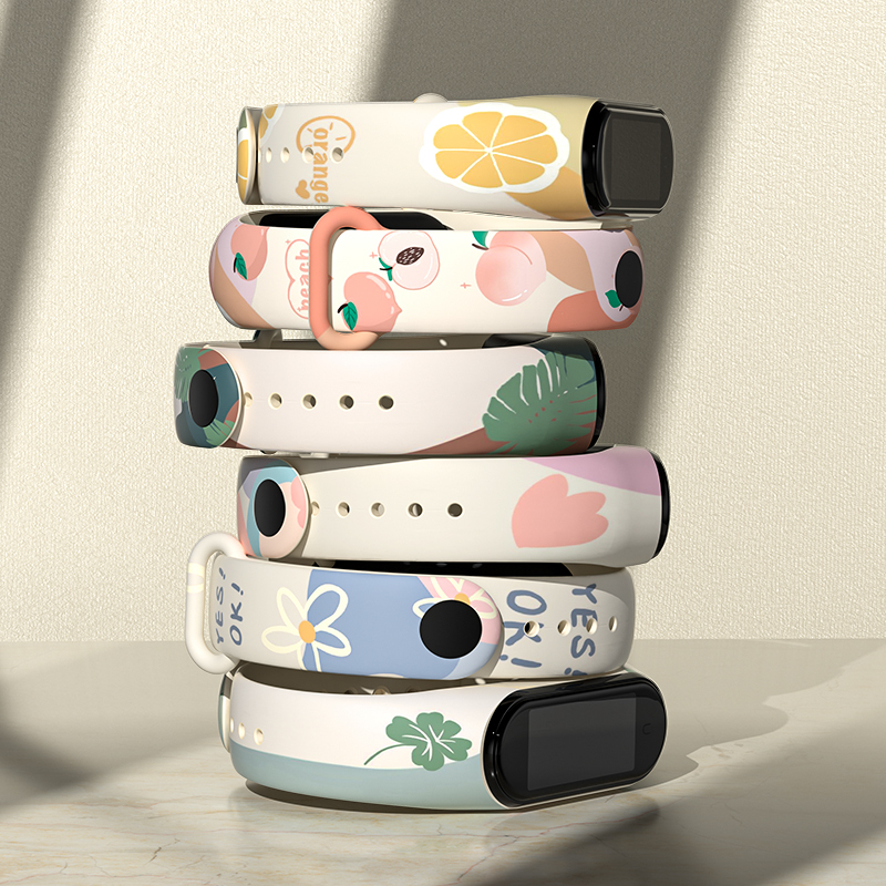 Silicone Band Replacement - สายนาฬิกา15มม. สำหรับ Xiaomi Mi band 7