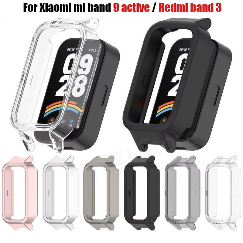 Xiaomi Smartwatch Accessories - เคสพีซีแบบกลวงสําหรับ Xiaomi Mi Band 9 อุปกรณ์เสริมที่ใช้งานรอบเคสกันชนแข็งป้องกันสําหรับ