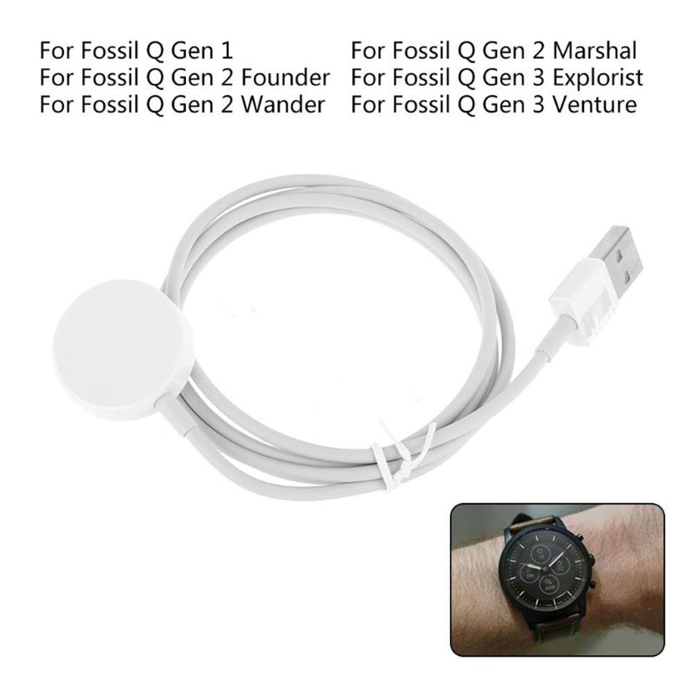 Fossil Smartwatch Accessories - USB สมาร์ทวอทช์เครื่องชาร์จแม่เหล็กป้องกันการลัดวงจรอะแดปเตอร์ชาร์จนาฬิกาอุปกรณ์เสริมทดแทนสำหรับฟอสซิล เจน 1/2/3