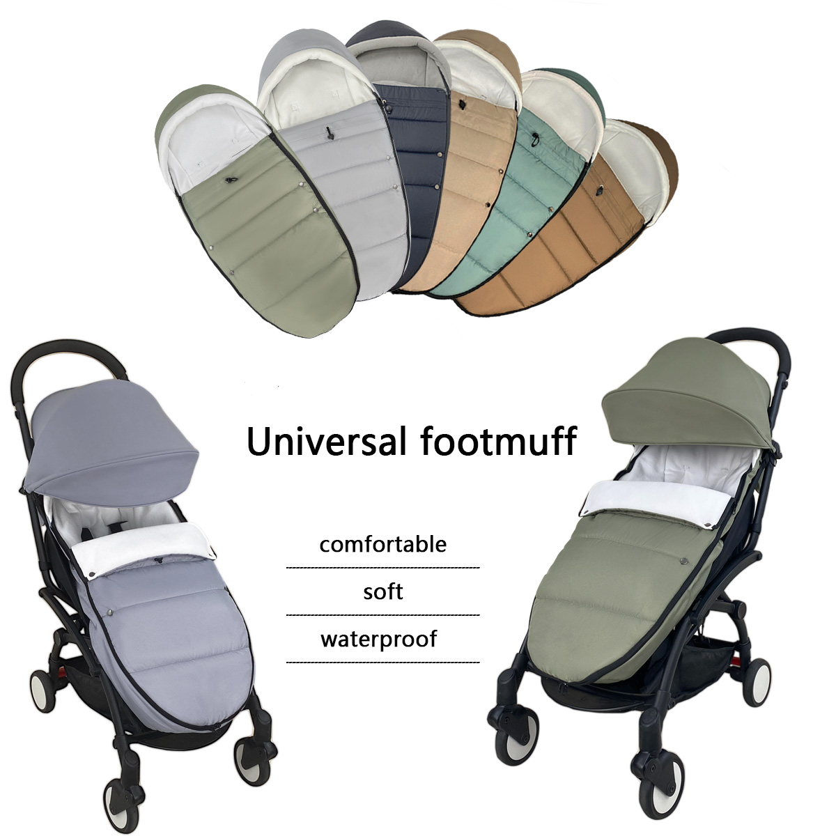 Smartwatch Universal - Universal 6-36M ฤดูหนาวรถเข็นเด็ก Footmuff WARM Sack
