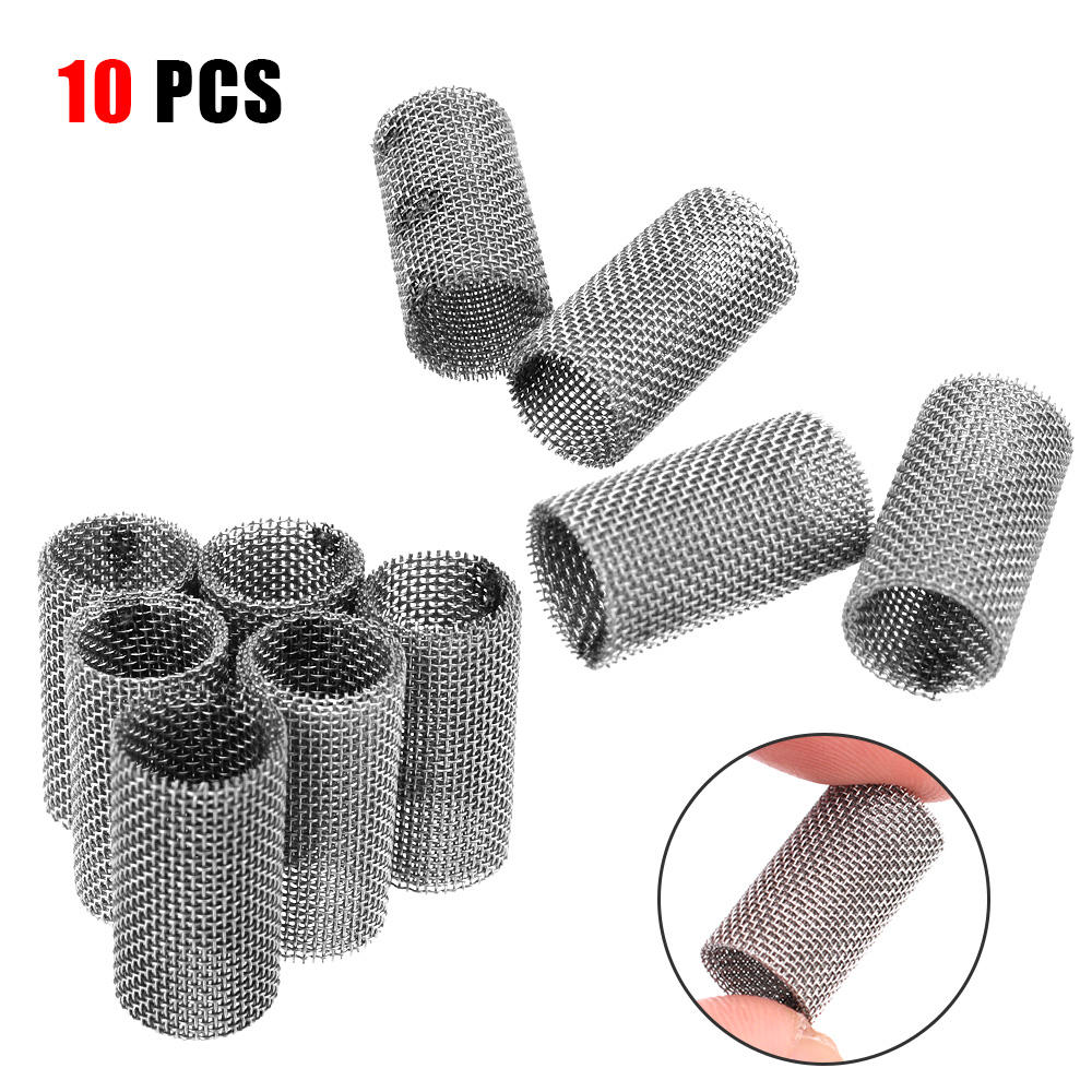 Stainless Mesh Band - 10 ชิ้นสําหรับดีเซลที่จอดรถ 3 ชั้นกรองตาข่ายรถปลั๊กเรืองแสง Burner กรองหน้าจอ