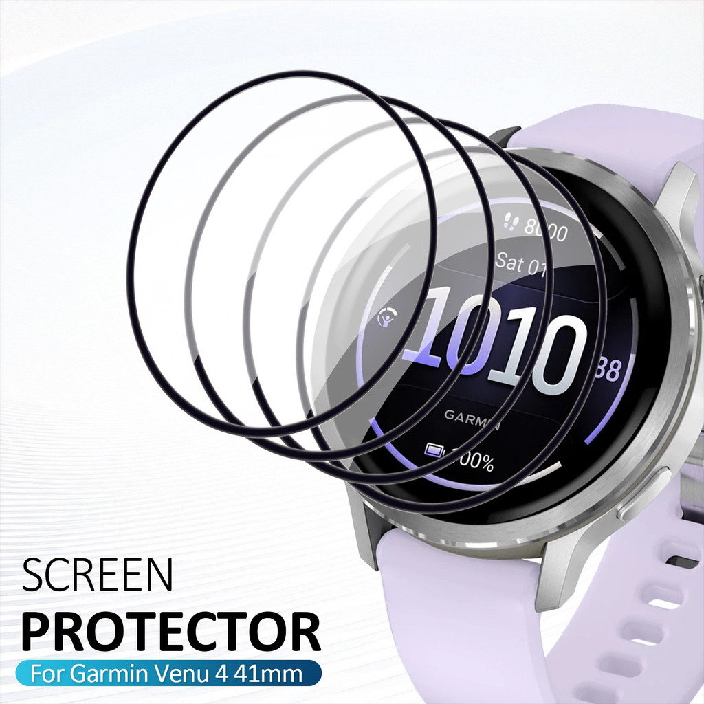 Watch Face Protector - ฟิล์มกันรอยหน้าจอ HD 4 ชิ้นสำหรับ Garmin Venu