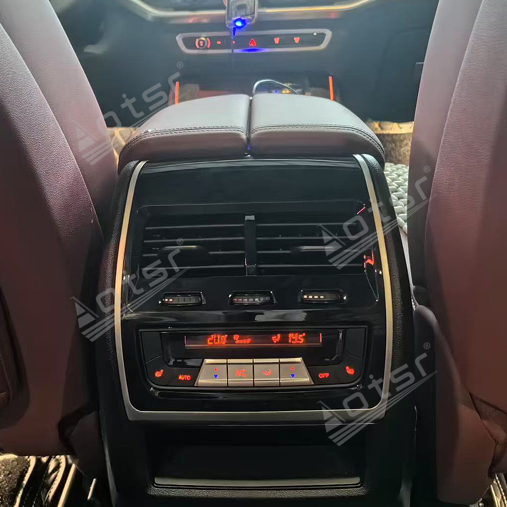 Smart Accessories - สําหรับ BMW X5/X6/X7 2019-2024 ด้านหลังเครื่องปรับอากาศแผงควบคุม Dsiplay