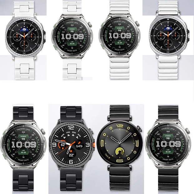 Ceramic Link Bracelet - สายนาฬิกาเซรามิกขนาด 22 มม. สำหรับ Amazfit Balance