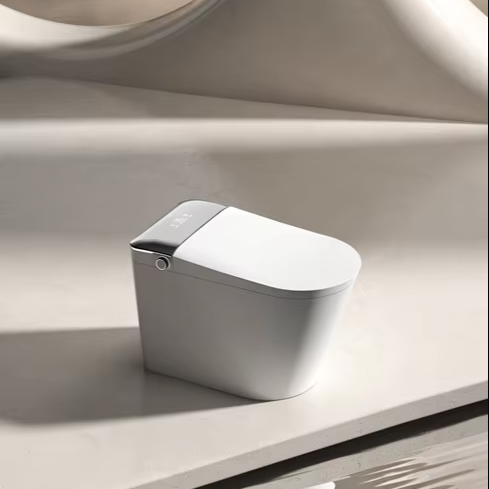 Smart Accessories - ฝารองนั่งชักโครกอัจฉริยะ JM810L พร้อมระบบควบคุมแรงดันน้ำไม่จำกัด อุปกรณ์เสริมห้องน้ำอัจฉริยะ ระบบระบายน้ำแบบ S-Trap