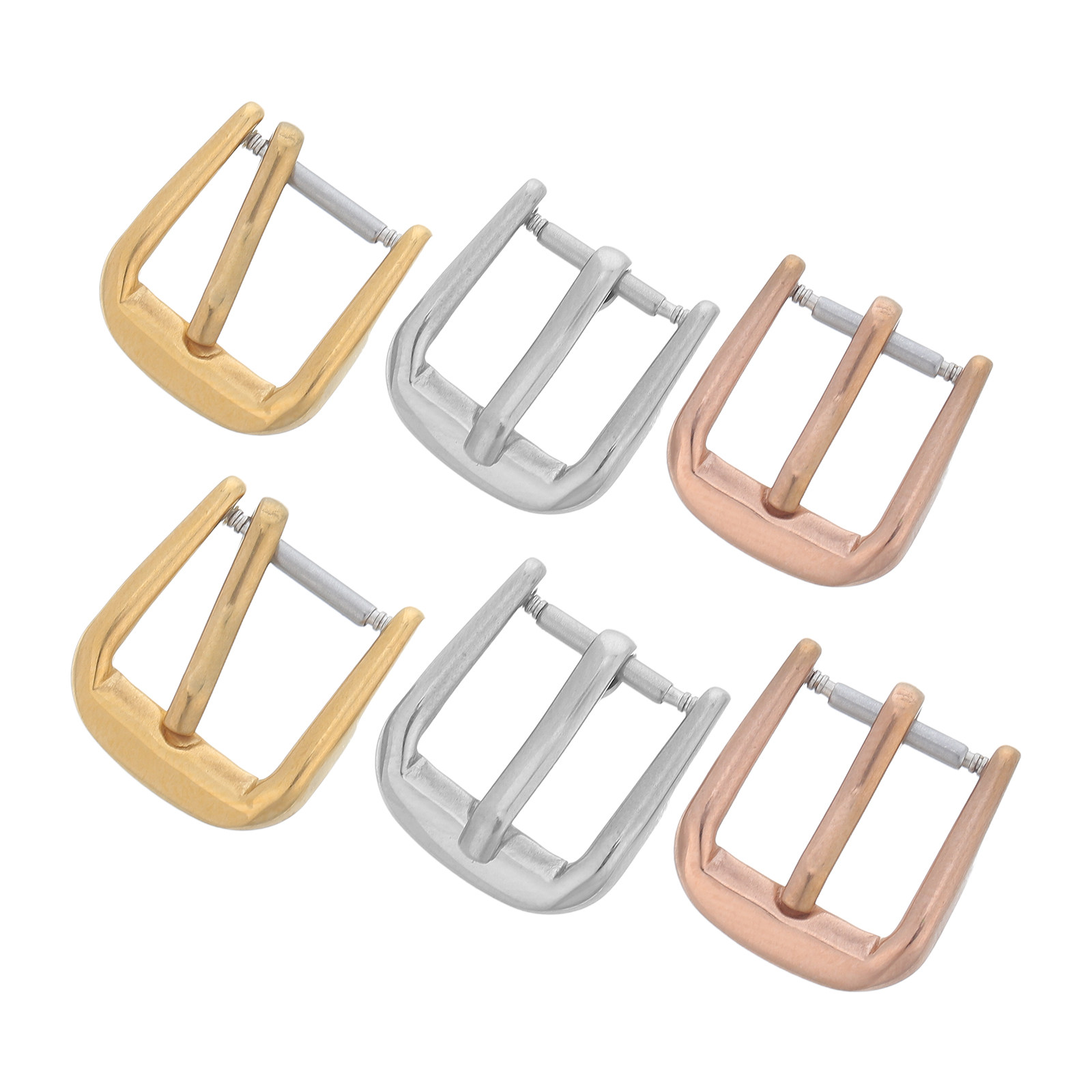 Stainless Mesh Band - ชุดหัวเข็มขัดสายนาฬิกาสแตนเลส 6 ชิ้น ความกว้าง 10 มม.