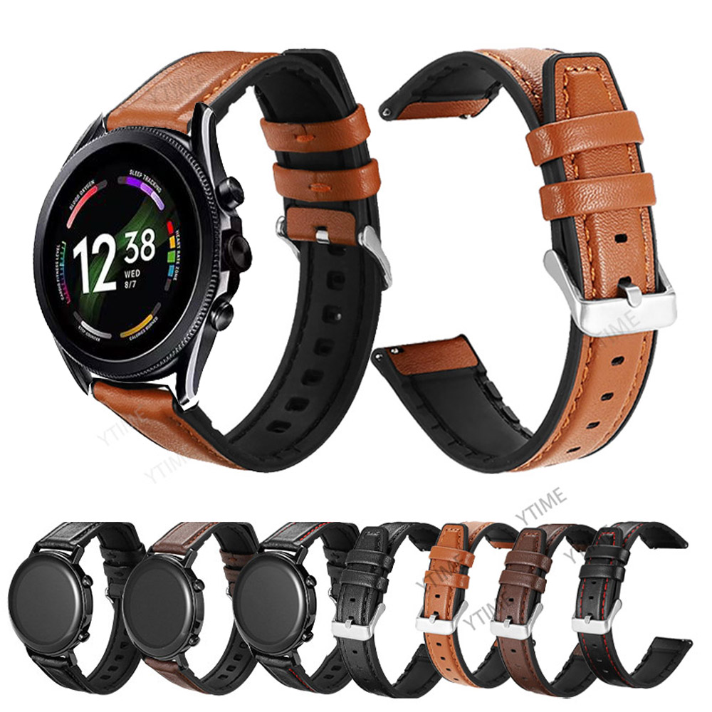 Fossil Smartwatch Accessories - สายหนังซิลิโคน22มม. สำหรับ Fossil Gen 6 44มม./Gen