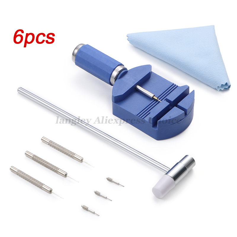 Tool Kit Strap Change - 6 ชิ้นนาฬิกา Link ซ่อมเครื่องมือเปลี่ยนสร้อยข้อมือโลหะ Intercept Removal