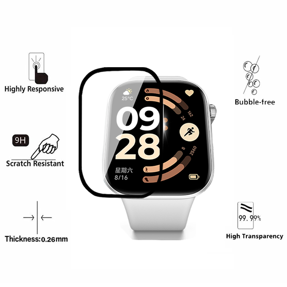 ตัวป้องกันหน้าจอสำหรับเสี่ยวมี - Watch Face Protector บทวิจารณ์และราคา