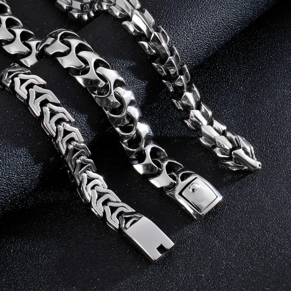 Punk Rock ไวกิ้ง Cuban Curb สร - Ceramic Link Bracelet บทวิจารณ์และราคา