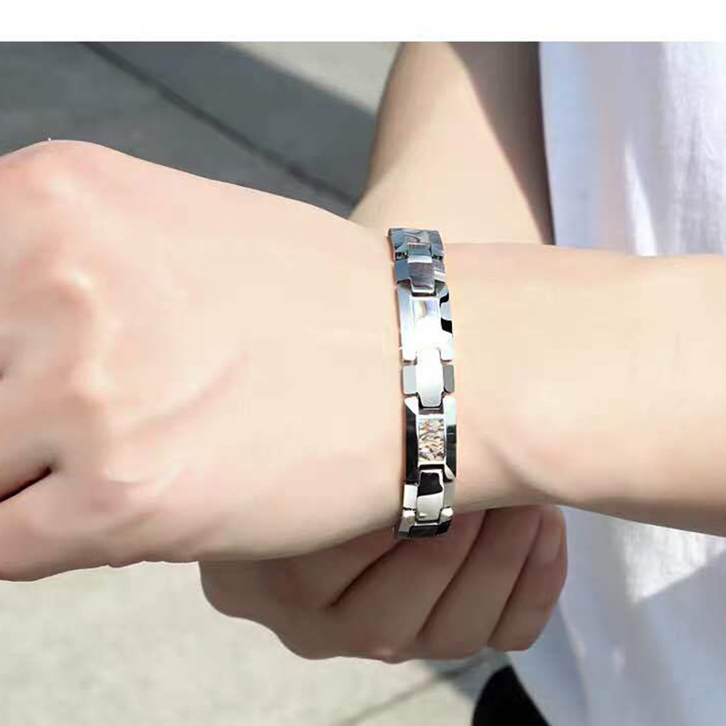 10mm Havey Punk เซรามิคสีดําสร - Ceramic Link Bracelet บทวิจารณ์และราคา
