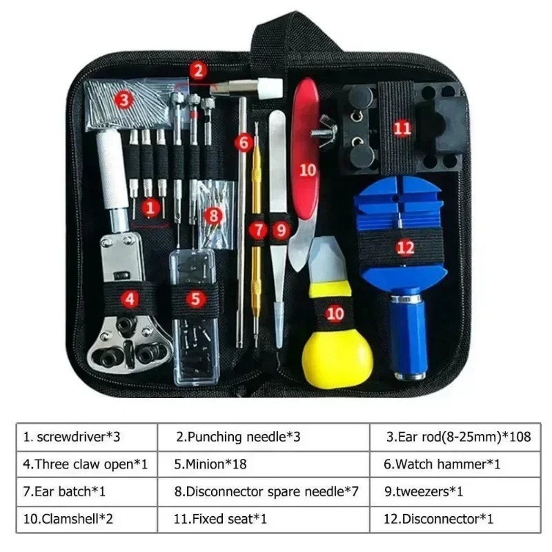 147 ชิ้นชุดเครื่องมือซ่อมนาฬิก - Tool Kit Strap Change บทวิจารณ์และราคา