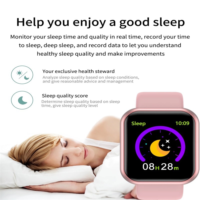 Y68 สมาร์ทวอท์ชผู้ชายผู้หญิง H - Smartwatch X12 บทวิจารณ์และราคา