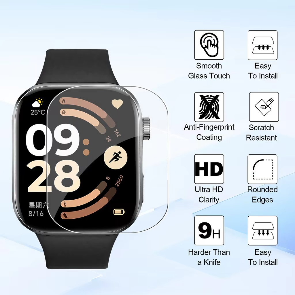 1-5 ชิ้นฟิล์มนุ่มสำหรับเสี่ยวม - Xiaomi Smartwatch Accessories บทวิจารณ์และราคา