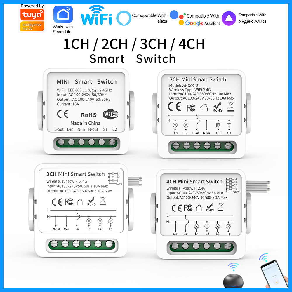 สวิตช์อัจฉริยะ Tuya WiFi 1/2/3 - Smart Accessories บทวิจารณ์และราคา