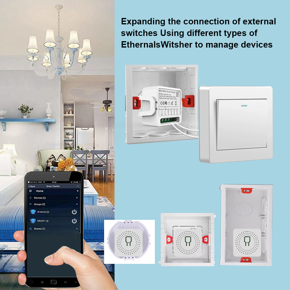 สวิตช์อัจฉริยะ Tuya WiFi 1/2/3 - Smart Accessories บทวิจารณ์และราคา