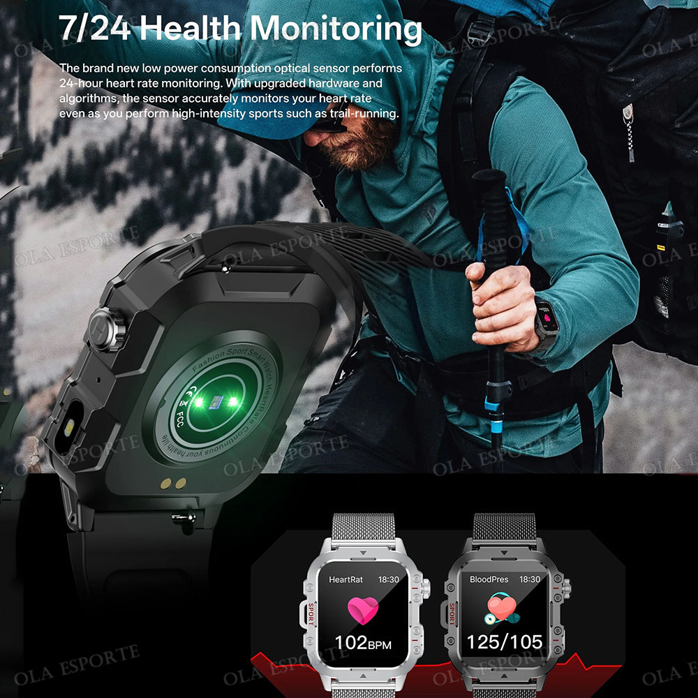นาฬิกาสมาร์ทวอทช์ทหารสำหรับกิจ - Smartwatch X12 บทวิจารณ์และราคา
