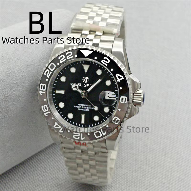 BLIGER 40 มม.นาฬิกาผู้ชาย NH35 - Ceramic Link Bracelet บทวิจารณ์และราคา