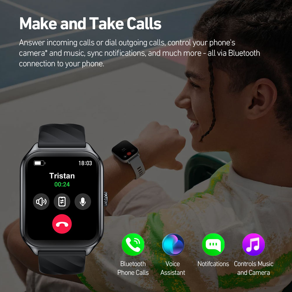 นาฬิกาอัจฉริยะ New Zeblaze GTS - Smartwatch X12 บทวิจารณ์และราคา