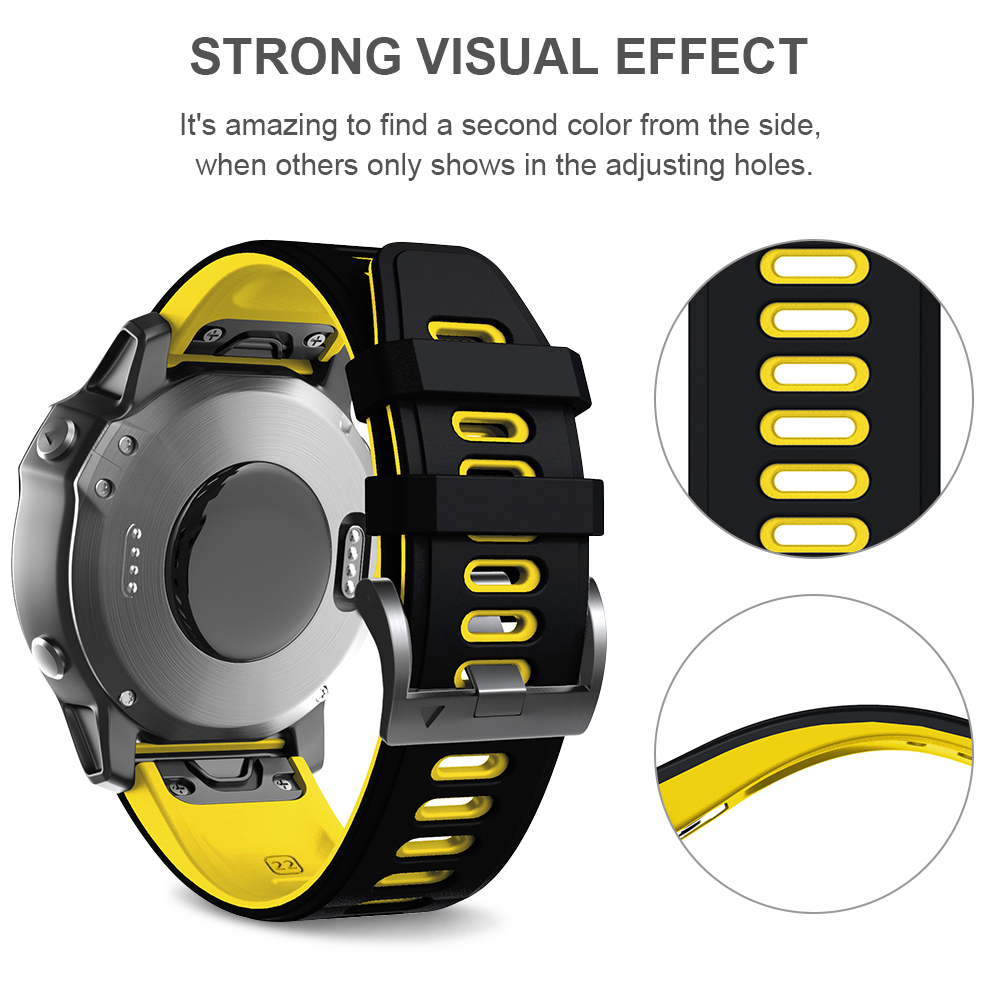 อะไหล่สายนาฬิกาข้อมือ22มม. 26ม - Silicone Band Replacement บทวิจารณ์และราคา