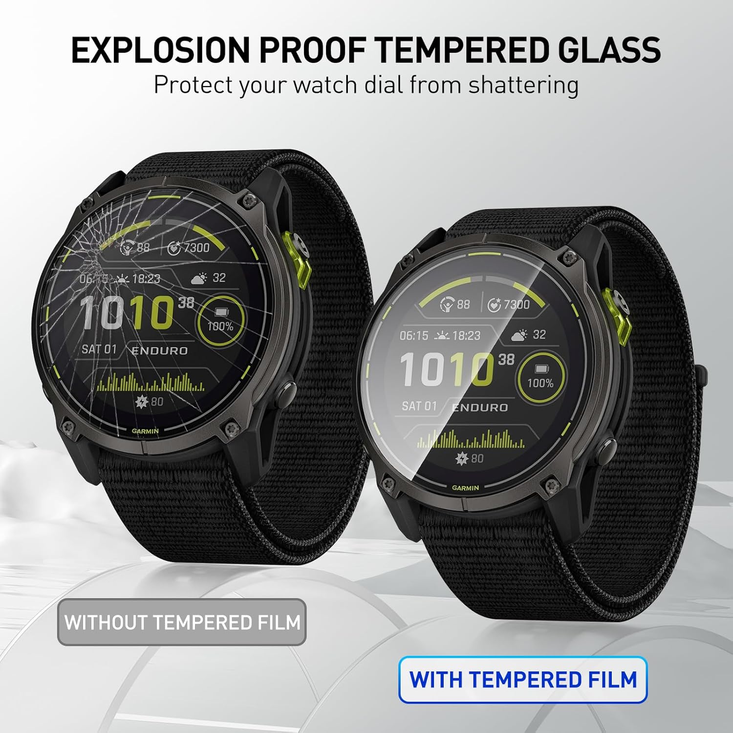 ฟิล์มกระจกนิรภัยสำหรับการ์มิน  - Watch Face Protector บทวิจารณ์และราคา