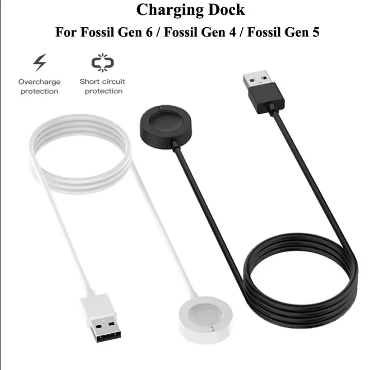 แท่นชาร์จแม่เหล็ก USB แบบเร็วส - Fossil Smartwatch Accessories บทวิจารณ์และราคา