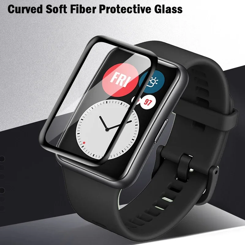 กระจกนิ่มสำหรับนาฬิกา Huawei F - Watch Face Protector บทวิจารณ์และราคา