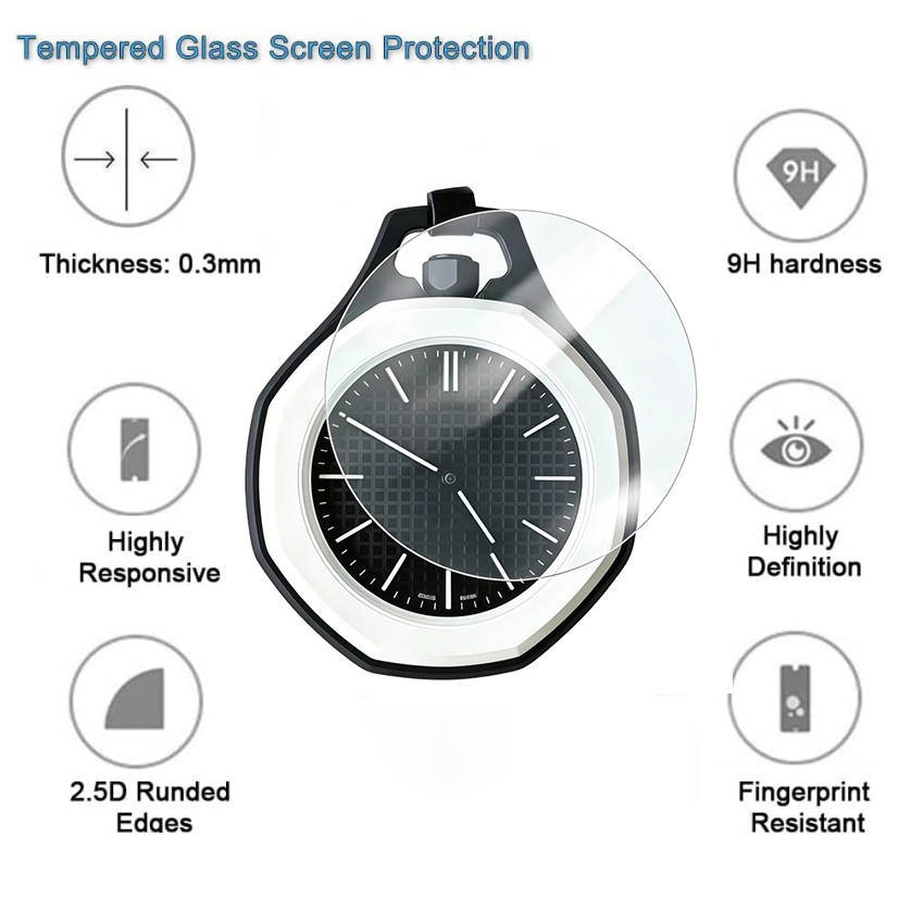 ตัวป้องกันหน้าจอสำหรับนาฬิกาพก - Watch Face Protector บทวิจารณ์และราคา