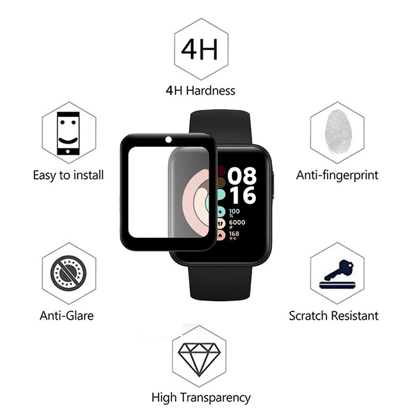 2 Pcs กระจกนิรภัยสําหรับ Redmi - Xiaomi Smartwatch Accessories บทวิจารณ์และราคา