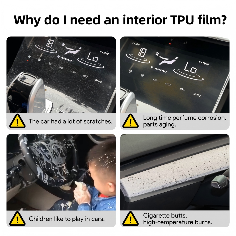 ฟิล์ม TPU ใสป้องกันหน้าจอระบบน - Screen Protector Film บทวิจารณ์และราคา