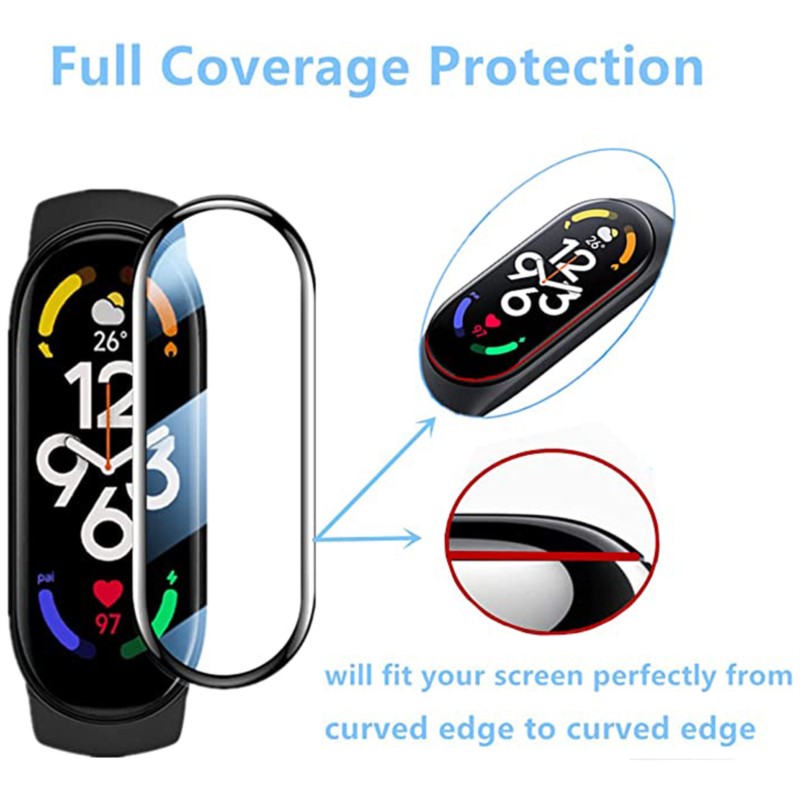 3D Full Screen Protector สําหร - Xiaomi Smartwatch Accessories บทวิจารณ์และราคา
