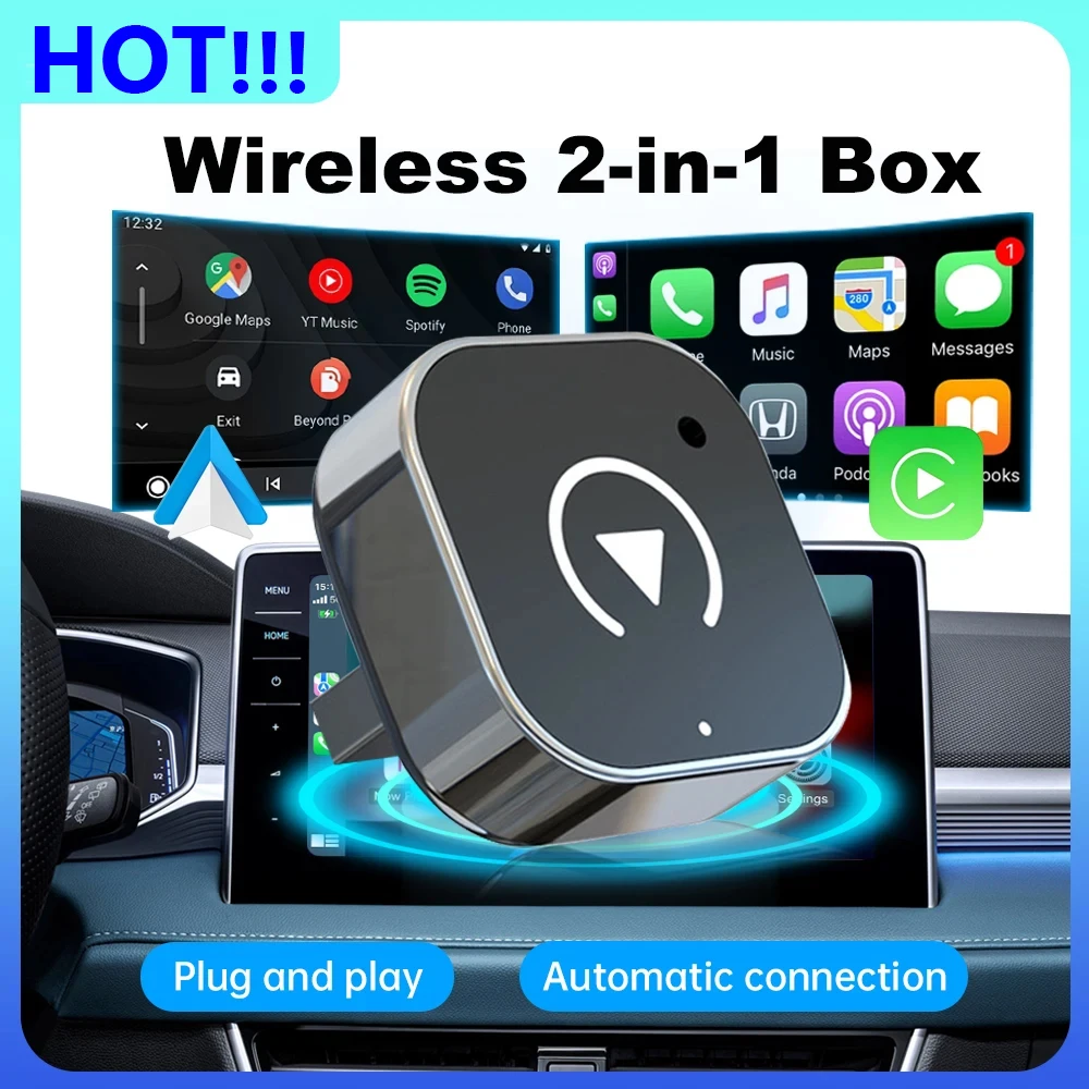 อะแดปเตอร์ไร้สาย CarPlay และ A - Smartwatch Universal บทวิจารณ์และราคา