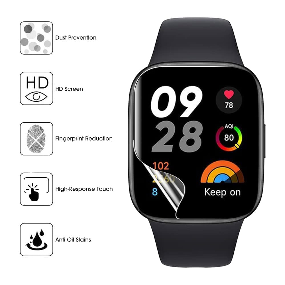 3/6pcs Hydrogel ป้องกันฟิล์มสํ - Watch Face Protector บทวิจารณ์และราคา