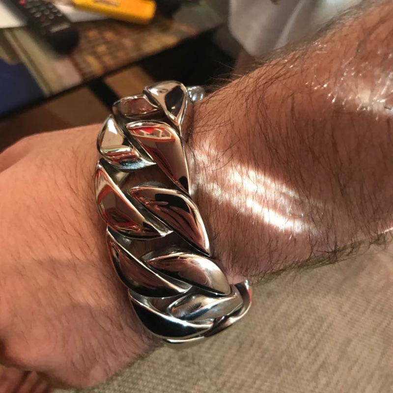 20/26/31 มม.316L สแตนเลส Curb  - Ceramic Link Bracelet บทวิจารณ์และราคา