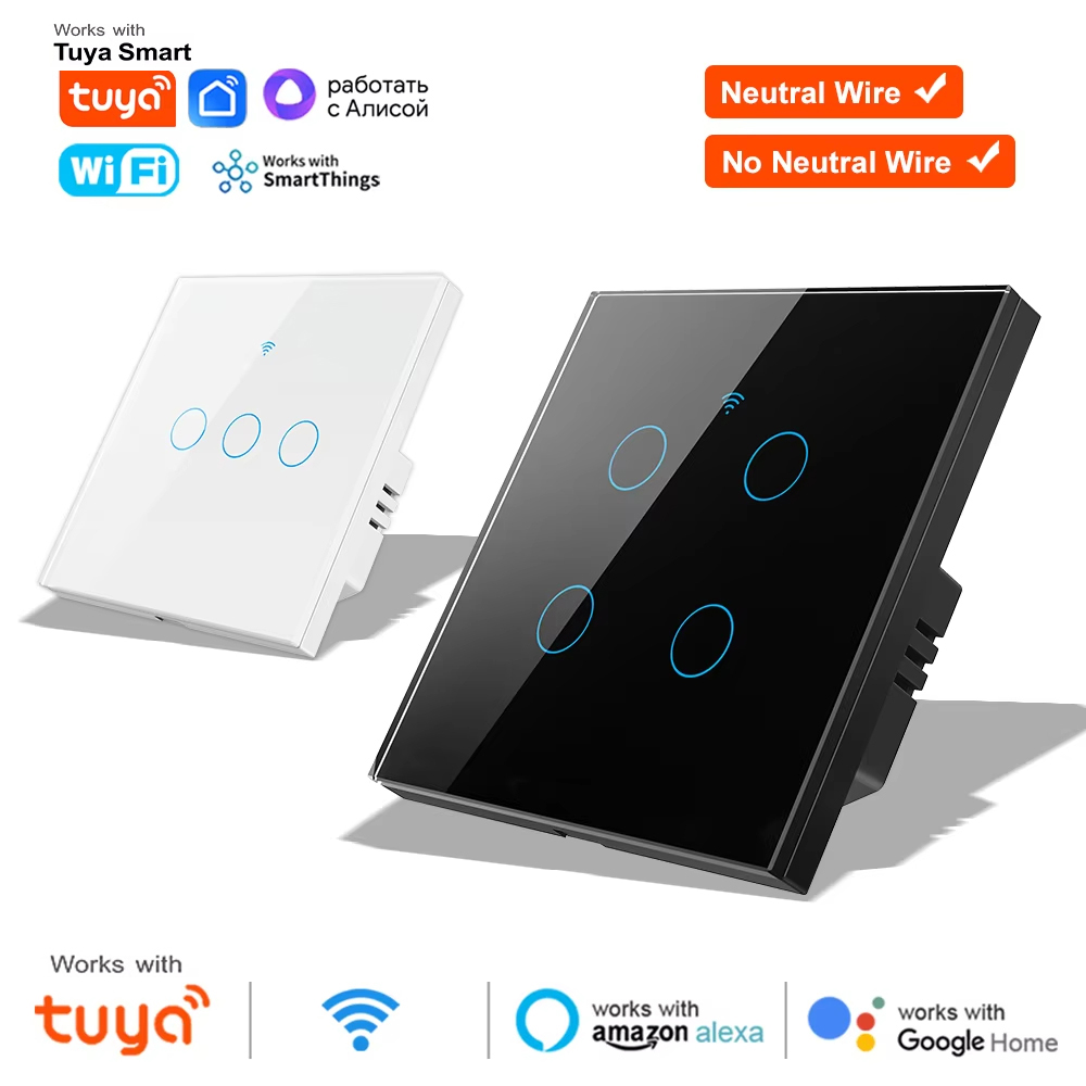สวิตช์ไฟติดผนังแบบสัมผัส 1 2 3 - Smart Accessories บทวิจารณ์และราคา