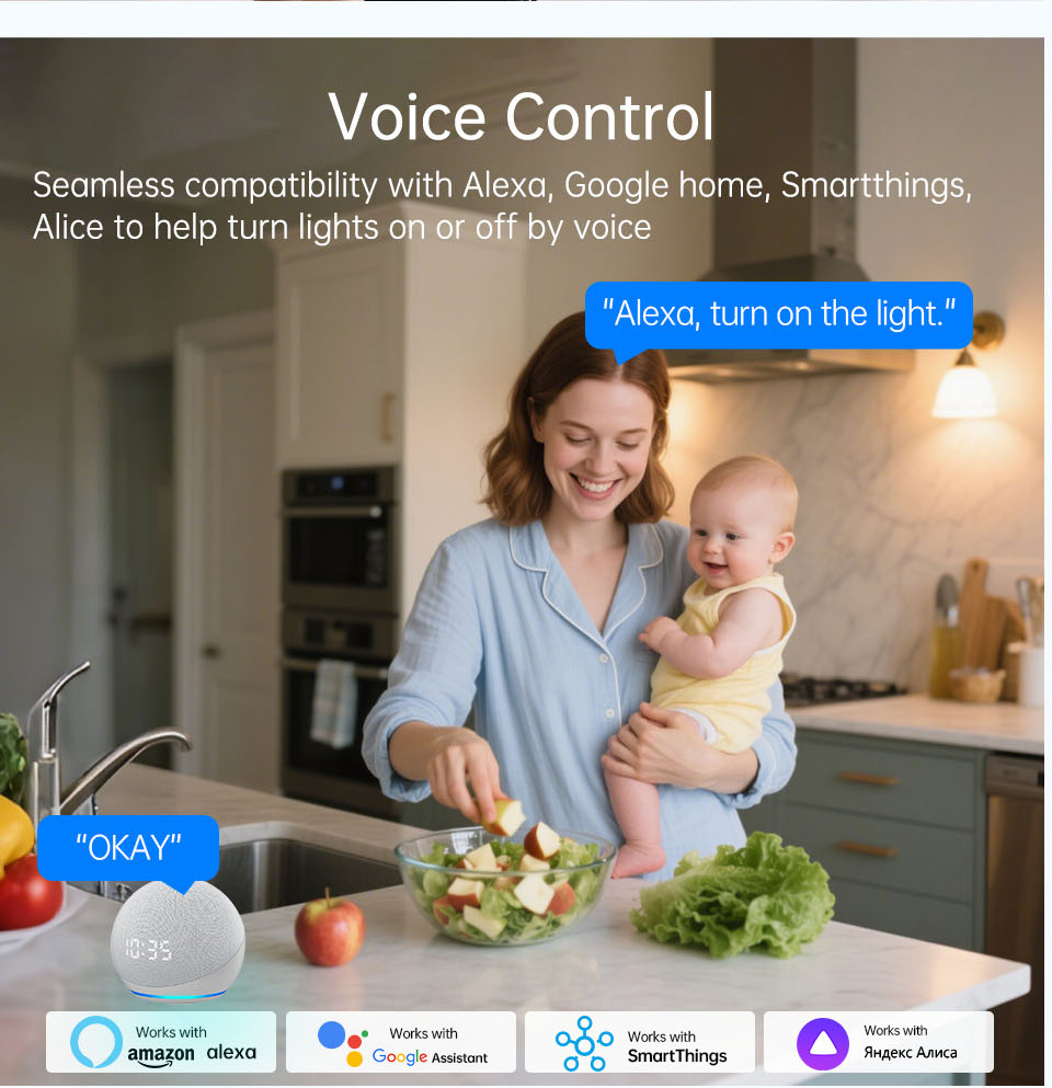 สวิตช์ไฟติดผนังแบบสัมผัส 1 2 3 - Smart Accessories บทวิจารณ์และราคา