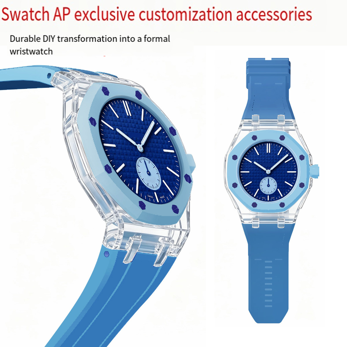 สำหรับ AP Swatch Co แบรนด์เคสใ - Silicone Band Replacement บทวิจารณ์และราคา