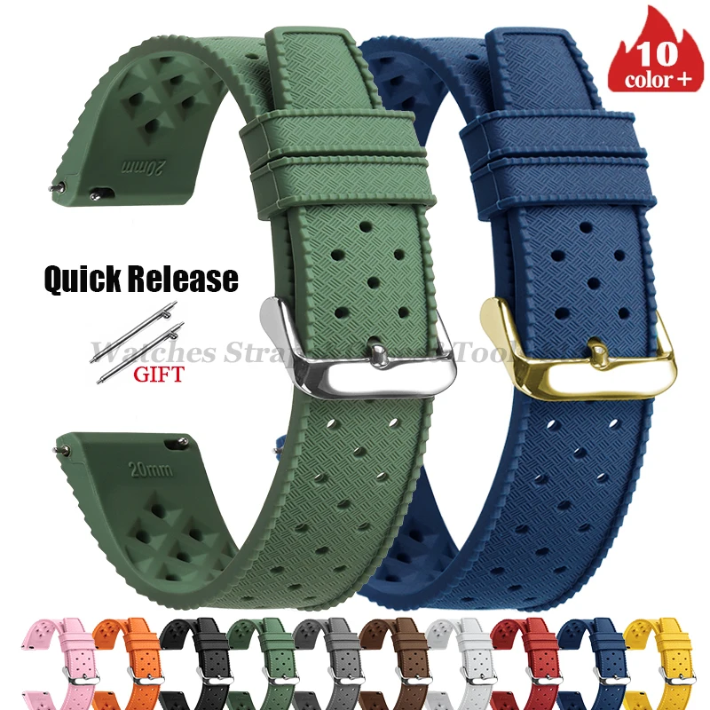 Tropic สายนาฬิกาซิลิโคน 18/20  - Fossil Smartwatch Accessories บทวิจารณ์และราคา