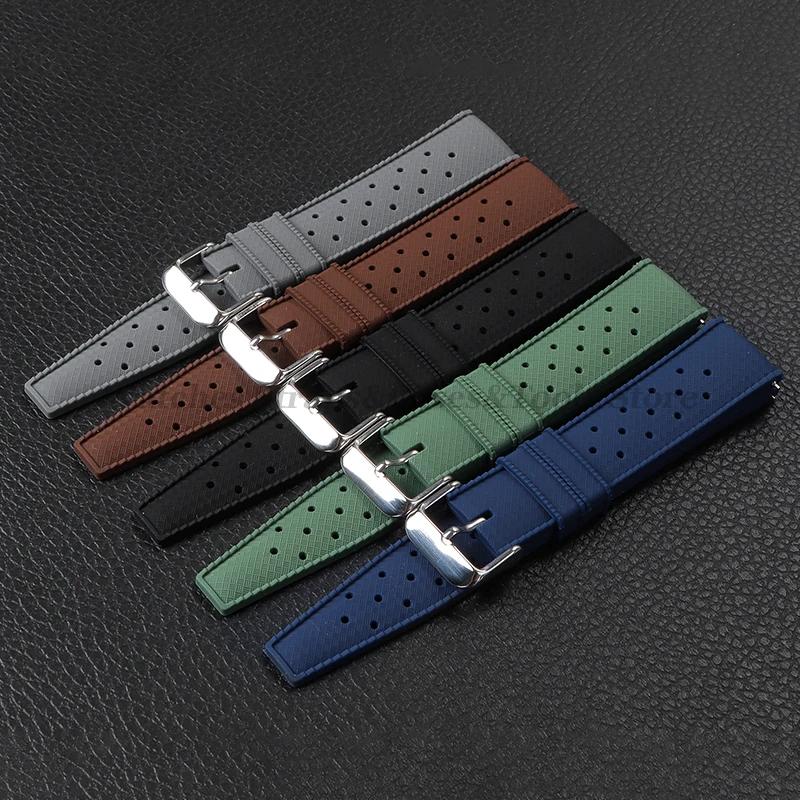 Tropic สายนาฬิกาซิลิโคน 18/20  - Fossil Smartwatch Accessories บทวิจารณ์และราคา
