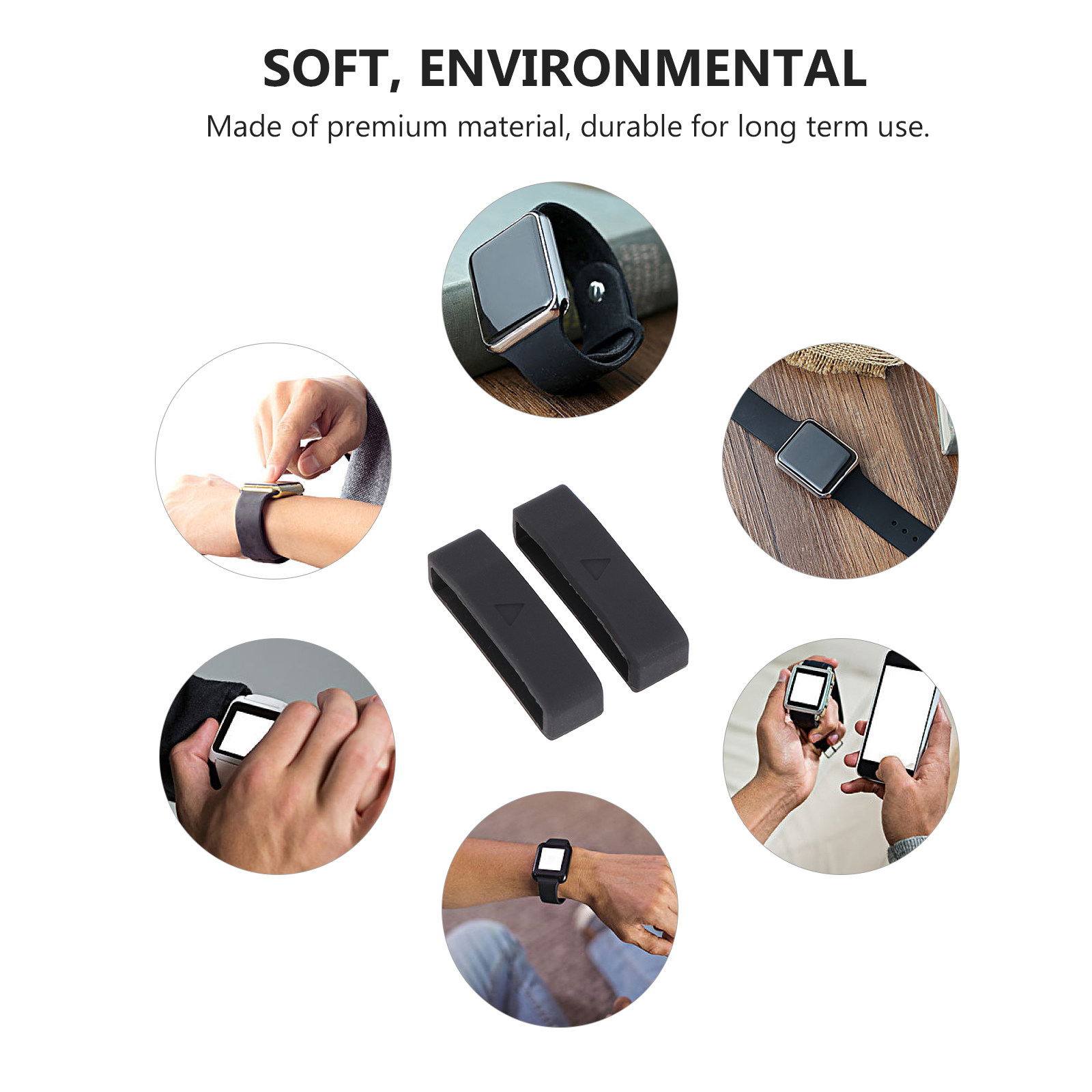 สายรัดนาฬิกาซิลิโคนแบบยืดหยุ่น - Silicone Band Replacement บทวิจารณ์และราคา