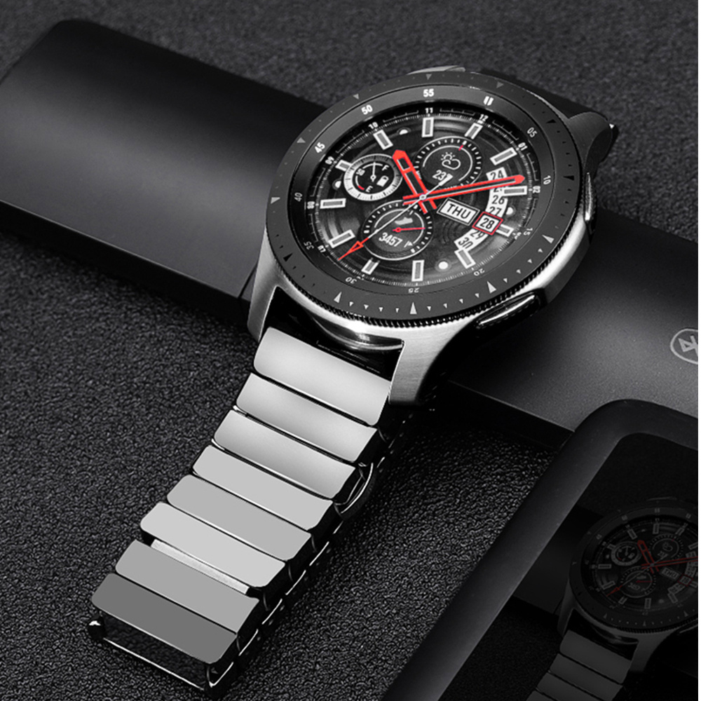 เซรามิค22มม.นาฬิกาสำหรับSamsun - Ceramic Link Bracelet บทวิจารณ์และราคา