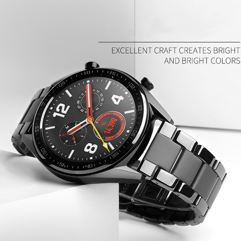 เซรามิค22มม.นาฬิกาสำหรับSamsun - Ceramic Link Bracelet บทวิจารณ์และราคา