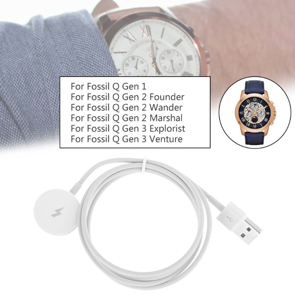 1 ม. สายชาร์จป้องกันการลัดวงจร - Fossil Smartwatch Accessories บทวิจารณ์และราคา