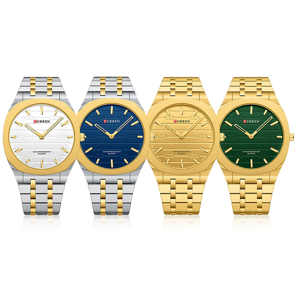 นาฬิกาข้อมือผู้ชาย CURREN แฟชั - Stainless Mesh Band บทวิจารณ์และราคา
