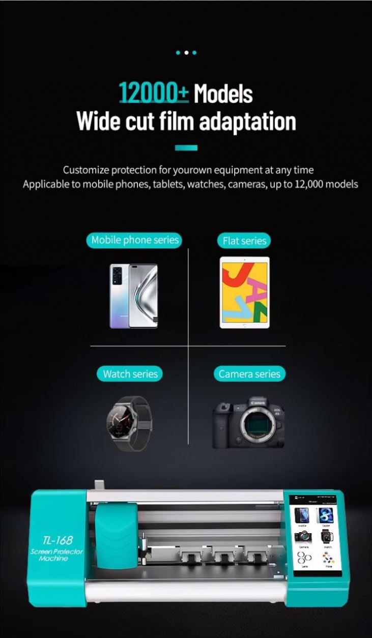 เครื่องตัดฟิล์มกันรอยหน้าจอโทร - Screen Protector Film บทวิจารณ์และราคา