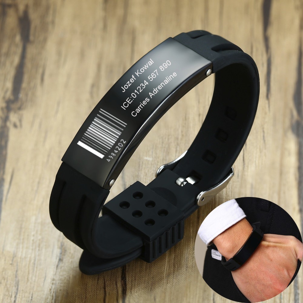 ส่วนบุคคลสร้อยข้อมือซิลิโคนสีด - Silicone Band Replacement บทวิจารณ์และราคา