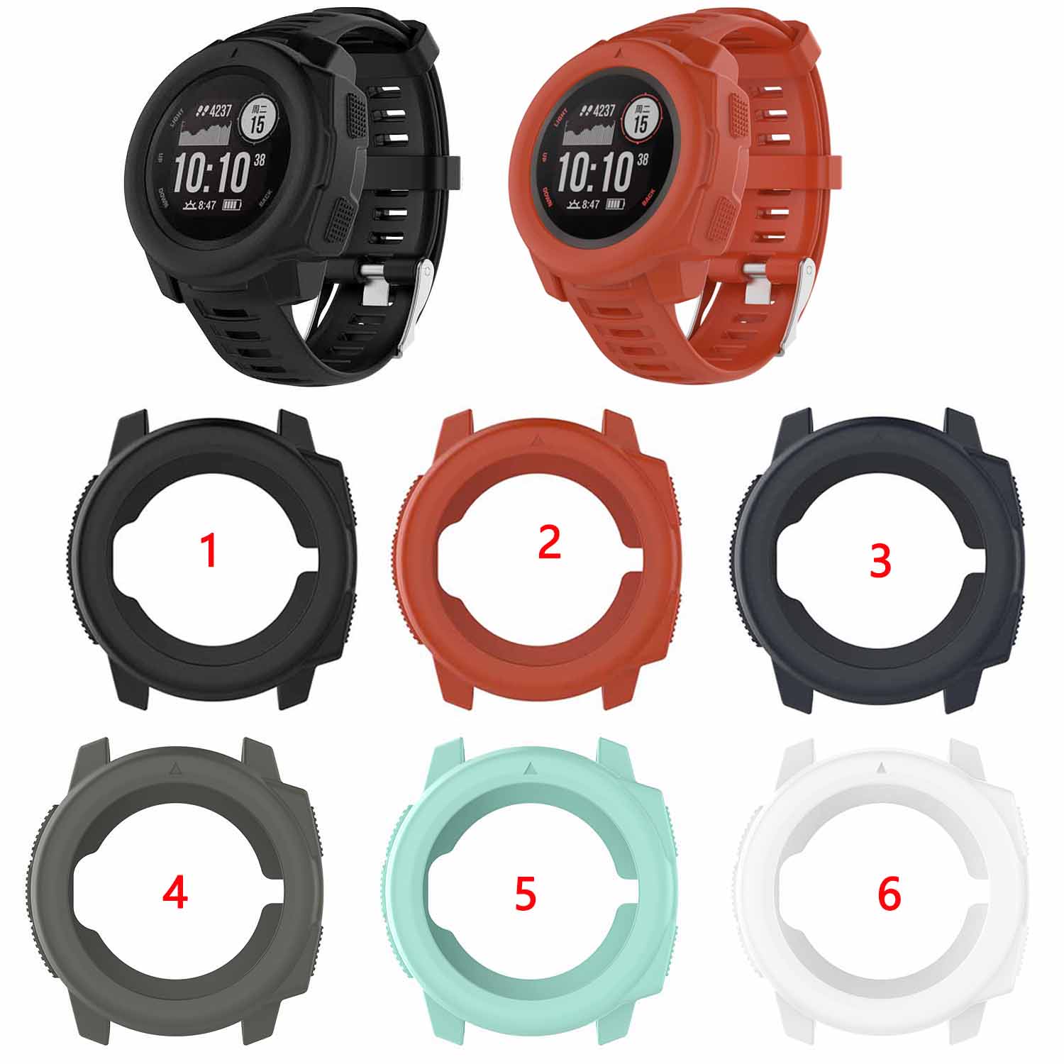 สายนาฬิกาซิลิโคนสำหรับ Garmin  - Silicone Band Replacement บทวิจารณ์และราคา