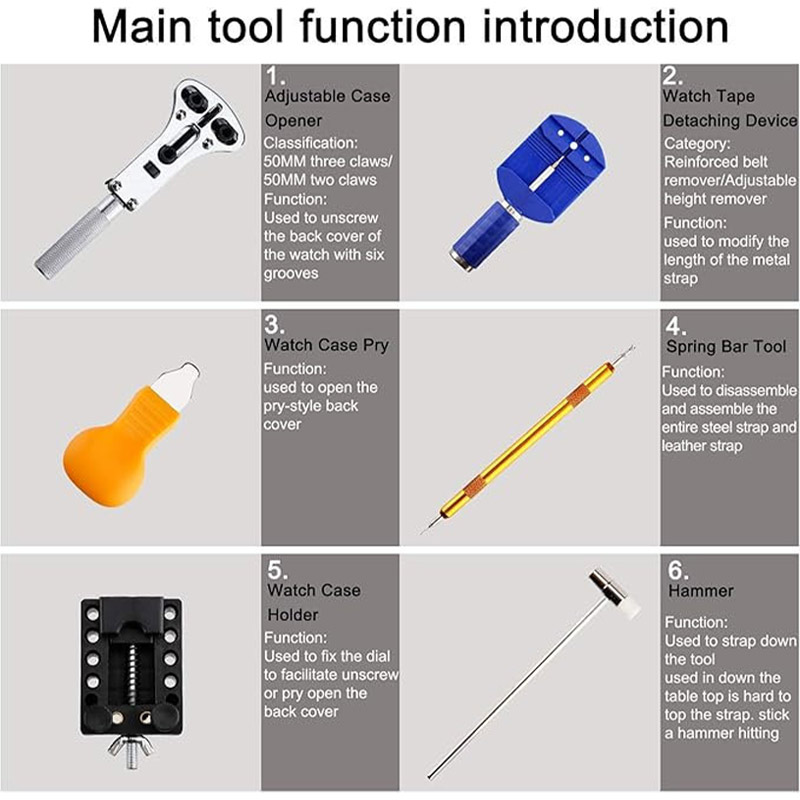 ชุดซ่อมนาฬิกาแบบมืออาชีพ ตัวถอ - Tool Kit Strap Change บทวิจารณ์และราคา