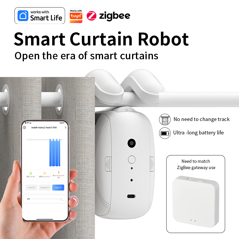 มอเตอร์ม่านอัตโนมัติ Zigbee  ต - Smart Accessories บทวิจารณ์และราคา