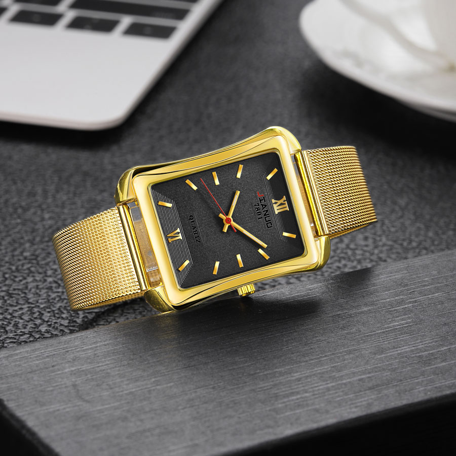 นาฬิกาควอตซ์สำหรับผู้ชายแฟชั่น - Stainless Mesh Band บทวิจารณ์และราคา